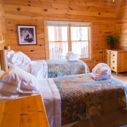 Residential beds at Black Bear Lodge