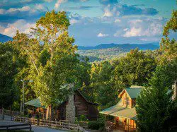 Black Bear Lodge in it's secluded and peaceful setting