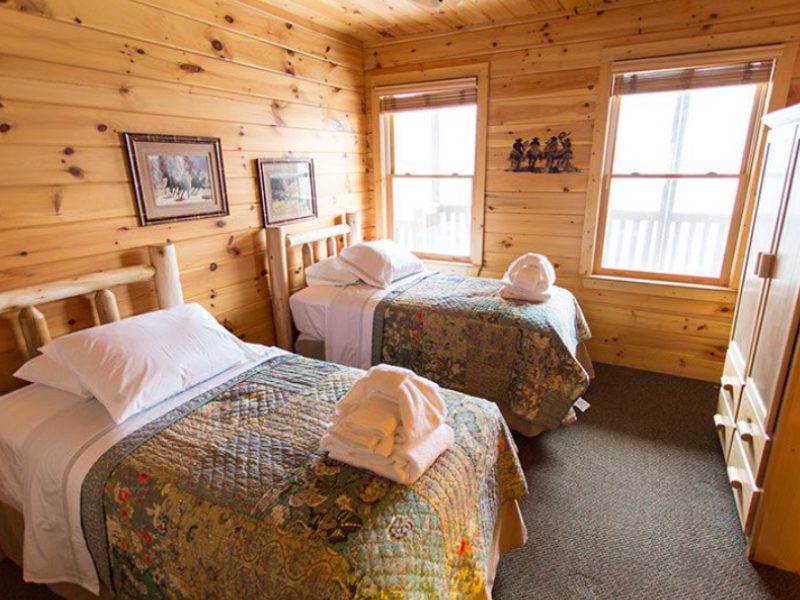 Bedroom at Black Bear Lodge